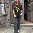 Polera Astrea zodiaco Acuario manga corta 