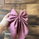 Lazo coquette variedad de colores traba metalica