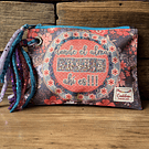 Estuche XL "Donde el alma sonria, ahi es" sublimado con strass