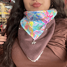 Bandana cony chiporro con dijes variedad de colores