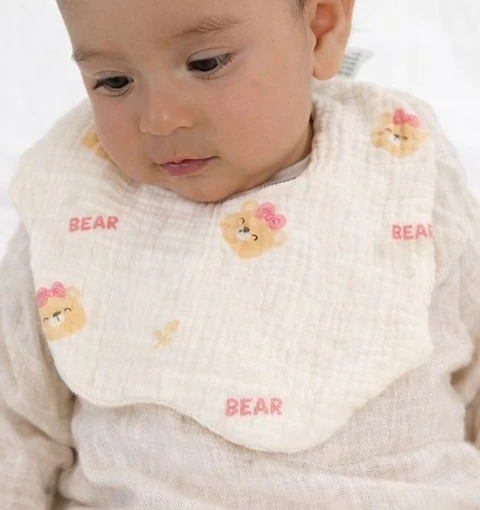 Babero Premium 100% Algodón Bemor Niña