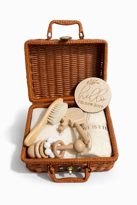 Maleta Regalo Bebé Bemor – Edición Premium Blanco