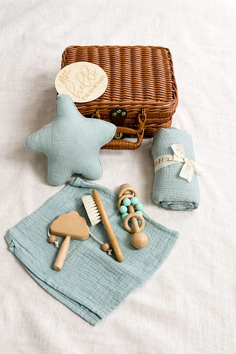 Maleta Regalo Bebé Bemor – Edición Premium Azul 