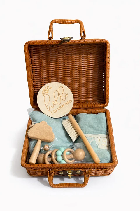 Maleta Regalo Bebé Bemor – Edición Premium Azul 