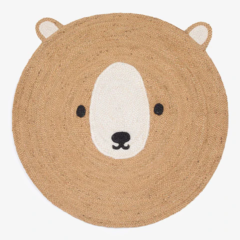 Alfombra Oso XL BEMOR | Decoración Natural & Espacio de Juego