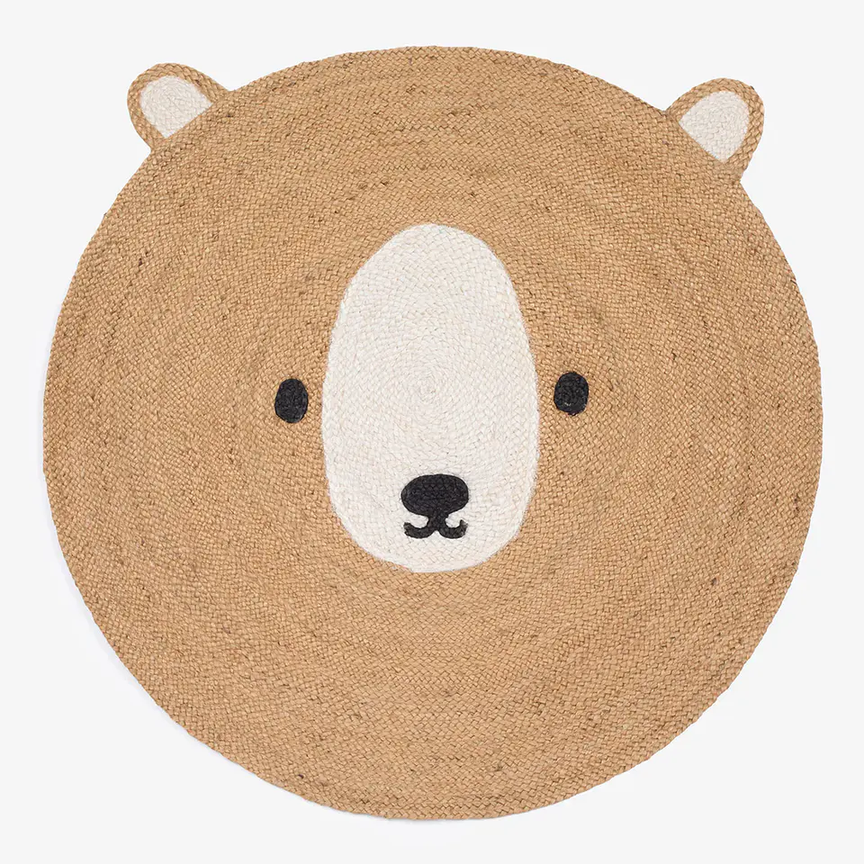 Alfombra Oso XL BEMOR | Decoración Natural & Espacio de Juego 2