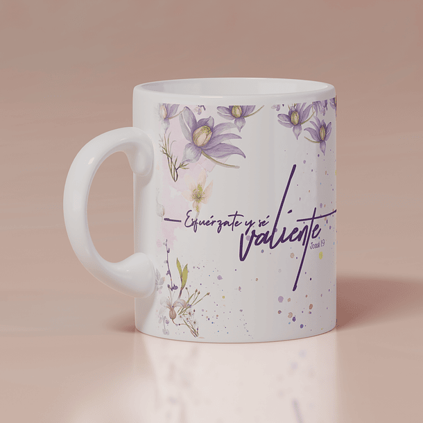 Tazón - Esfuérzate y sé Valiente 
