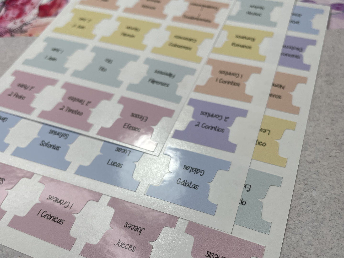 Separadores para Biblia (Tabs) 1