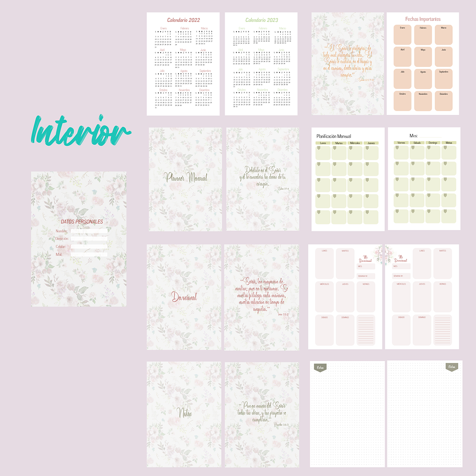 Agenda Soy hija De Dios  3