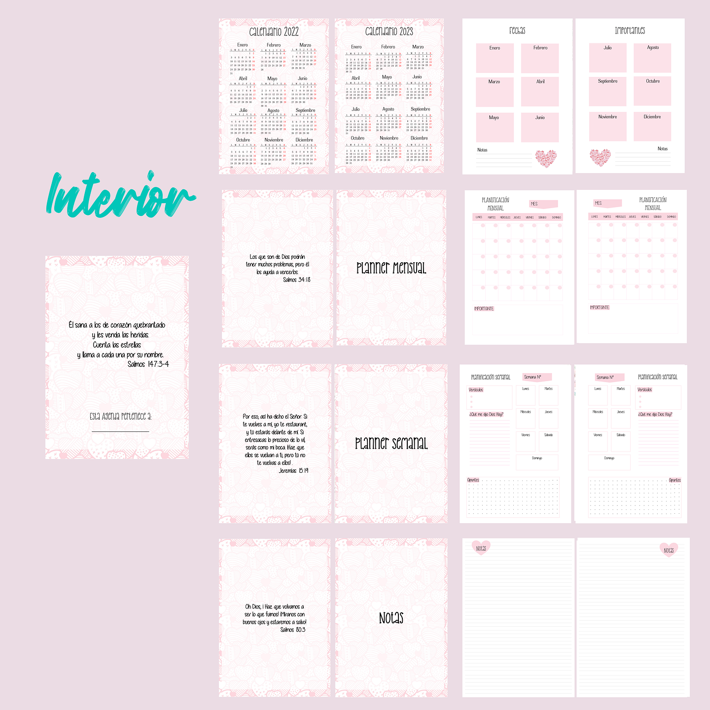 Agenda Sanaste mi Corazón  3