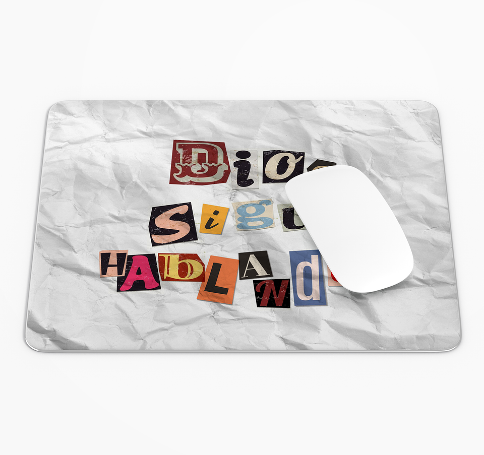 Mouse Pad Dios sigue hablando 1