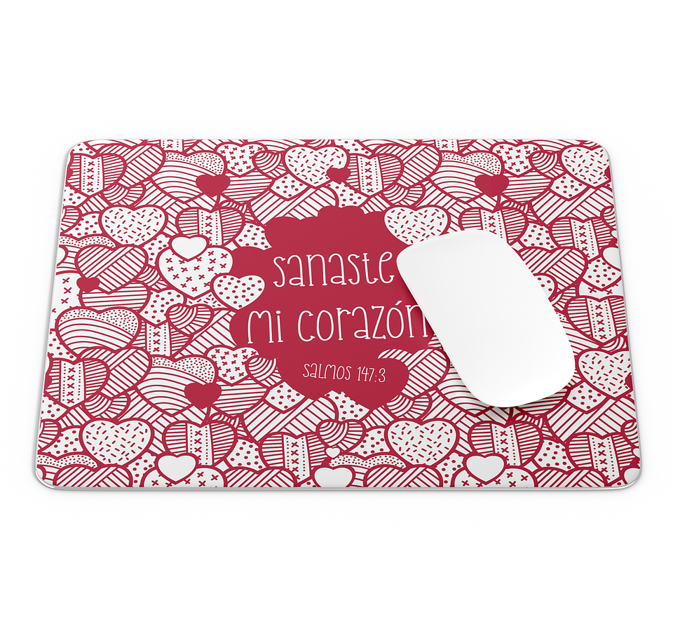 Mouse Pad Sanaste mi corazón 1