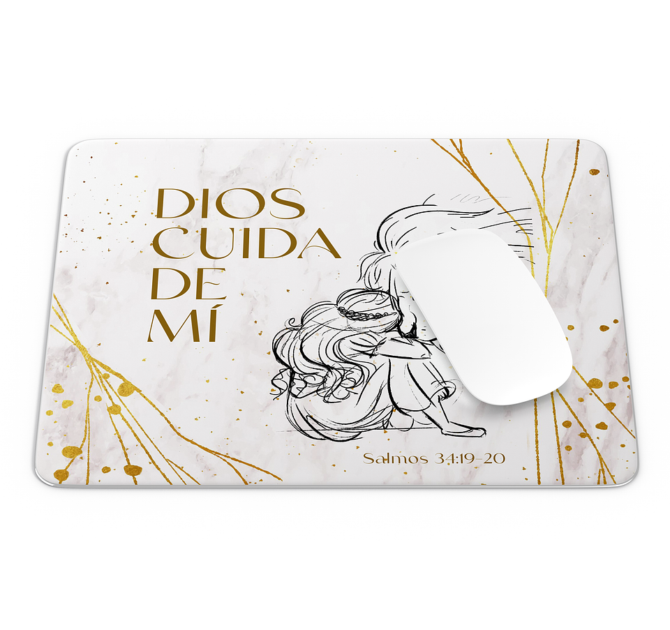 Mouse Pad Dios cuida de mí 1