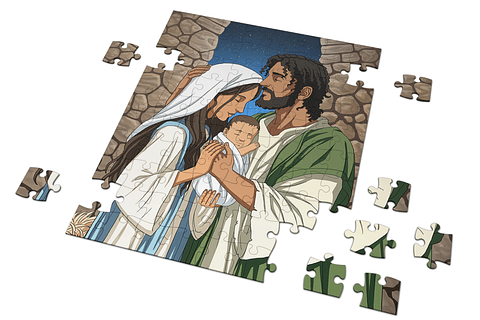 Puzzle María y José