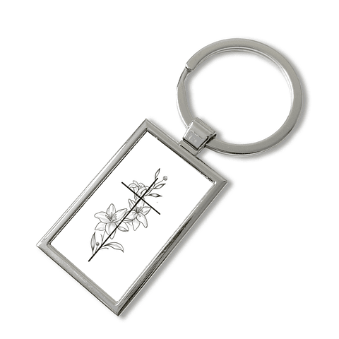 Llavero Cruz y Flores