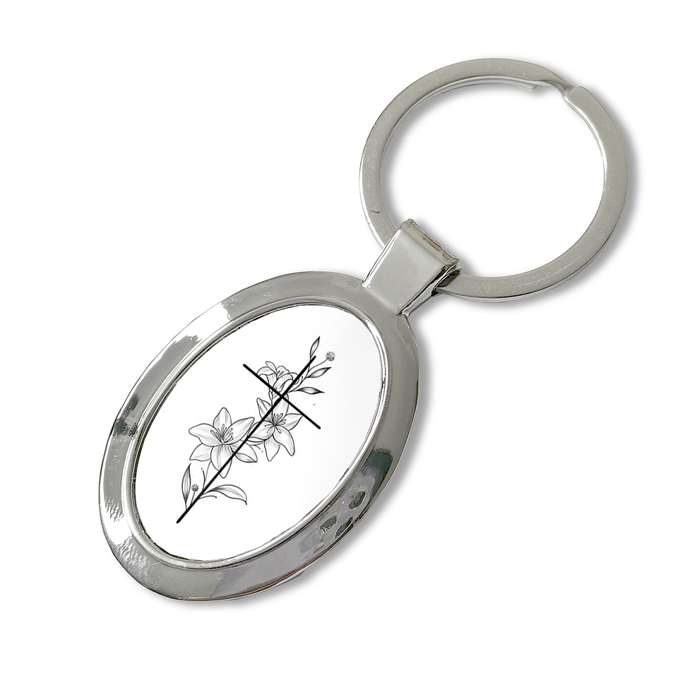 Llavero Cruz y Flores 2