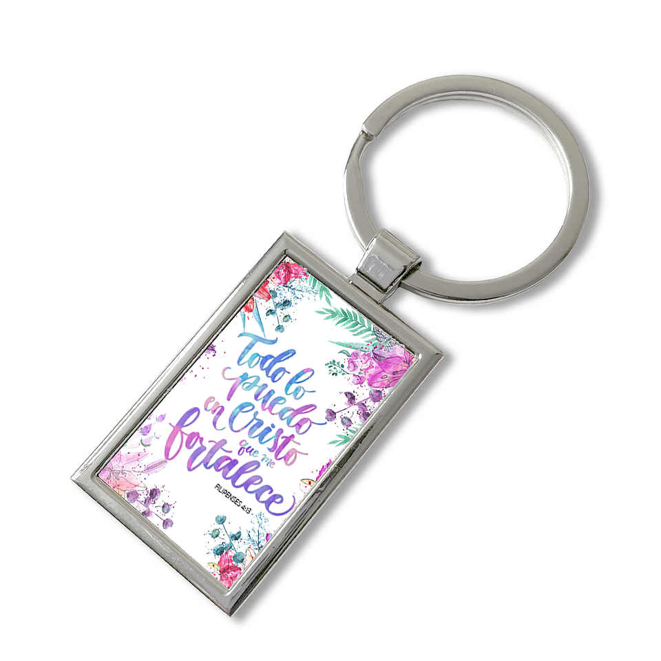 Llavero Todo lo puedo en Cristo 1