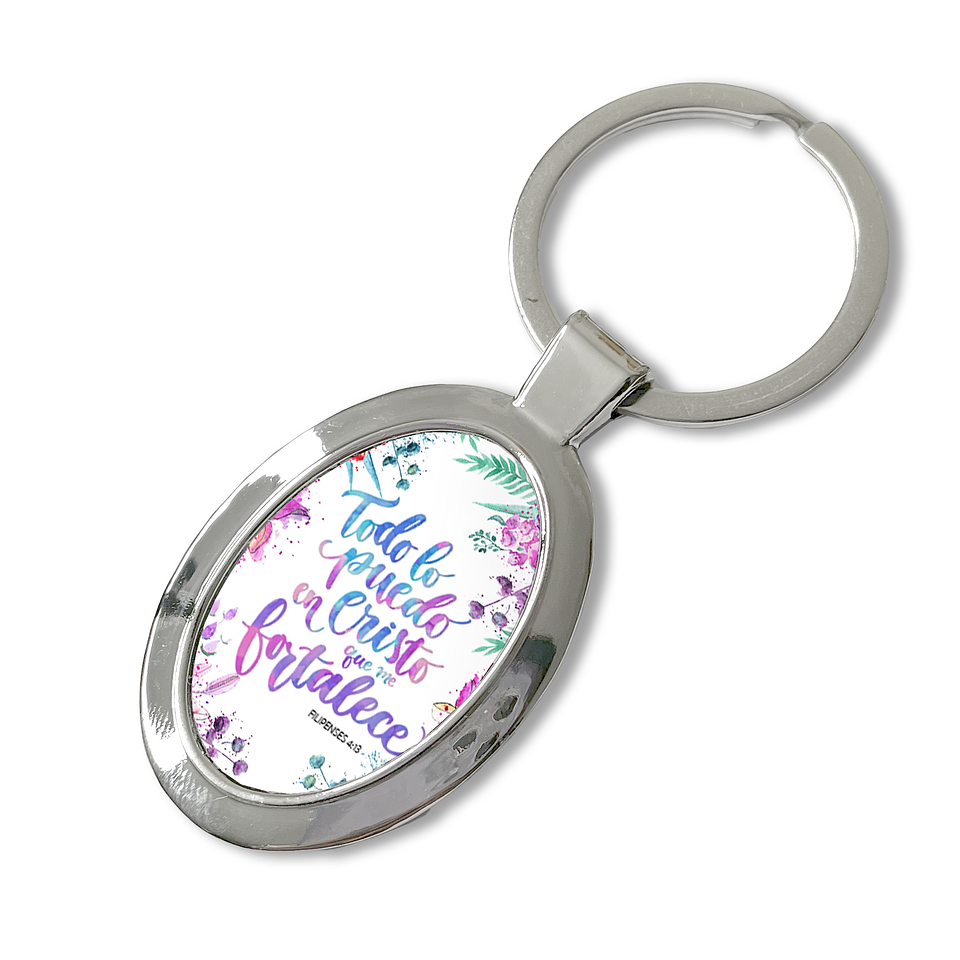 Llavero Todo lo puedo en Cristo 2