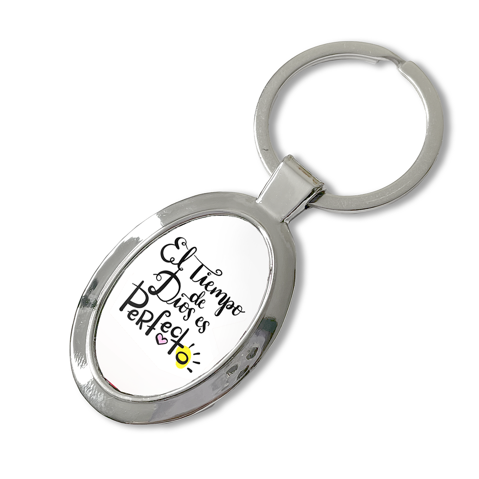 Llavero El tiempo de Dios es perfecto 1