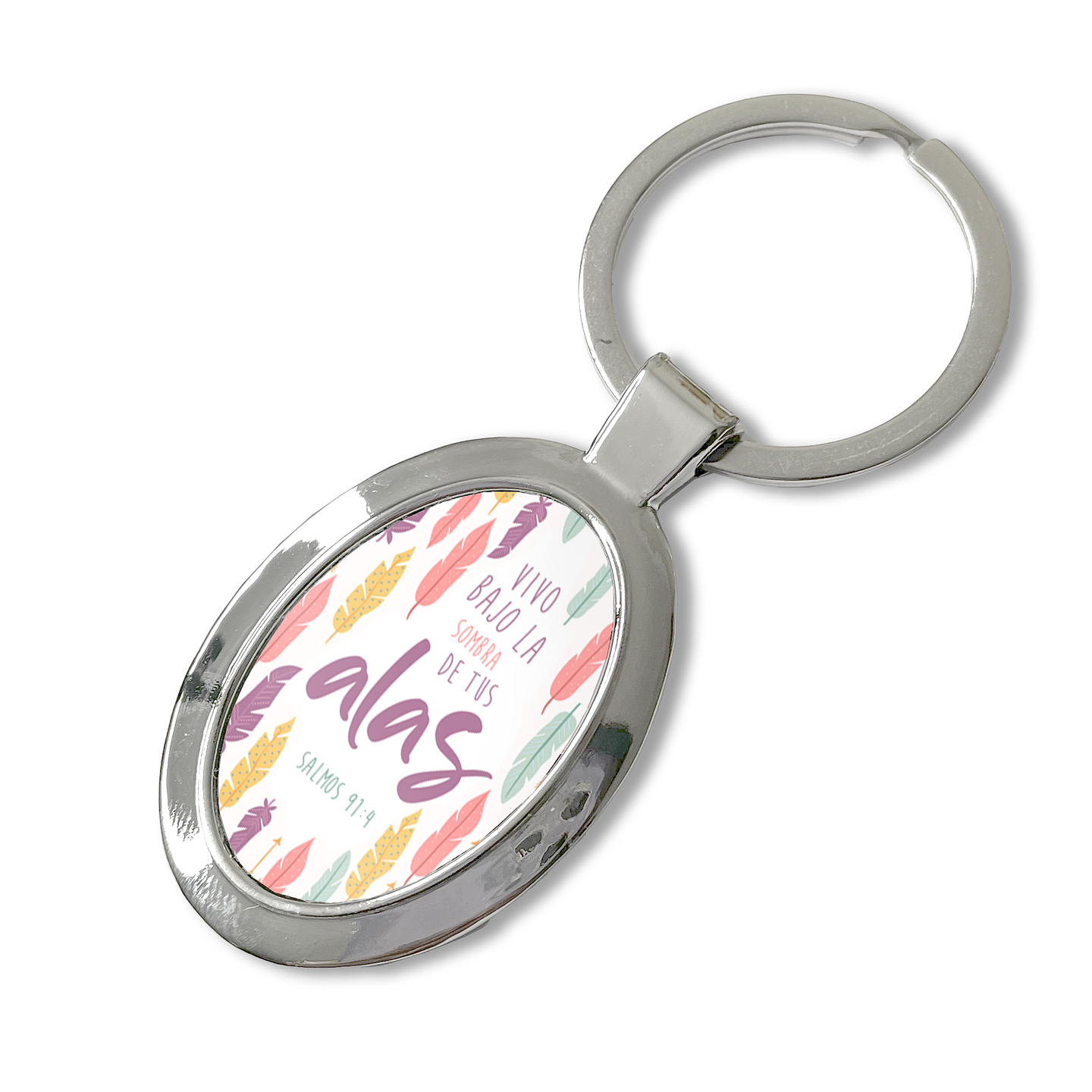 llavero Vivo bajo la sombra de tus alas 2