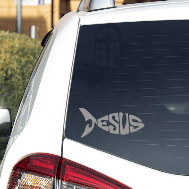 Sticker Vehicular - Jesús Pez 2 4