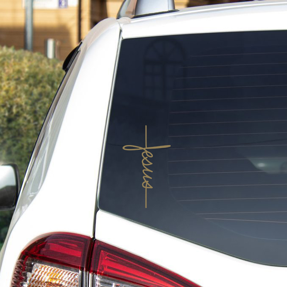 Sticker Vehicular - Jesús Cruz 2