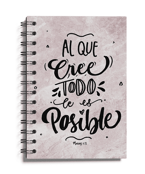 Cuaderno Al que cree