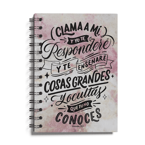 Cuaderno Clama a mi  