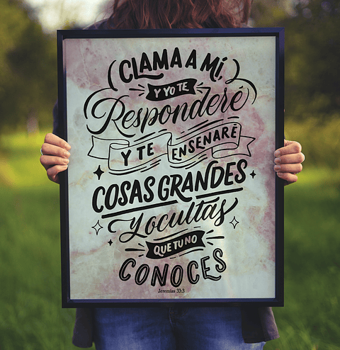 Cuadro - Clama a mí