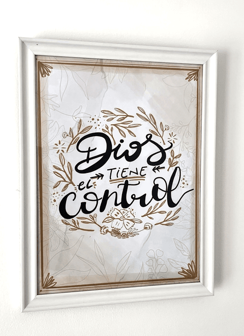 Cuadro - Dios tiene el control