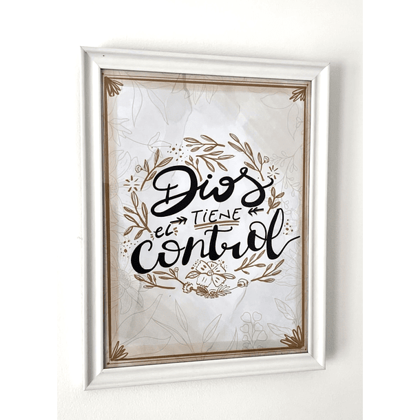 Cuadro - Dios tiene el control 