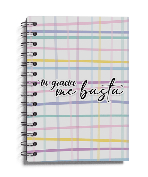 Cuaderno tu gracia me basta