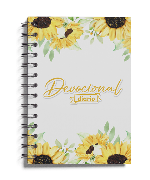 Cuaderno Devocional Girasoles