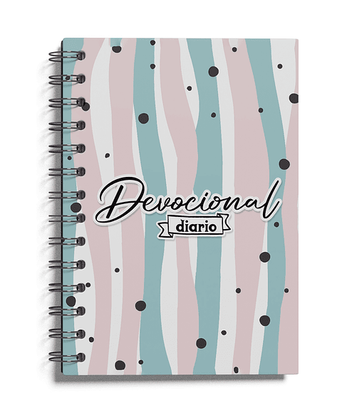 Cuaderno Devocional Puntos Pastel