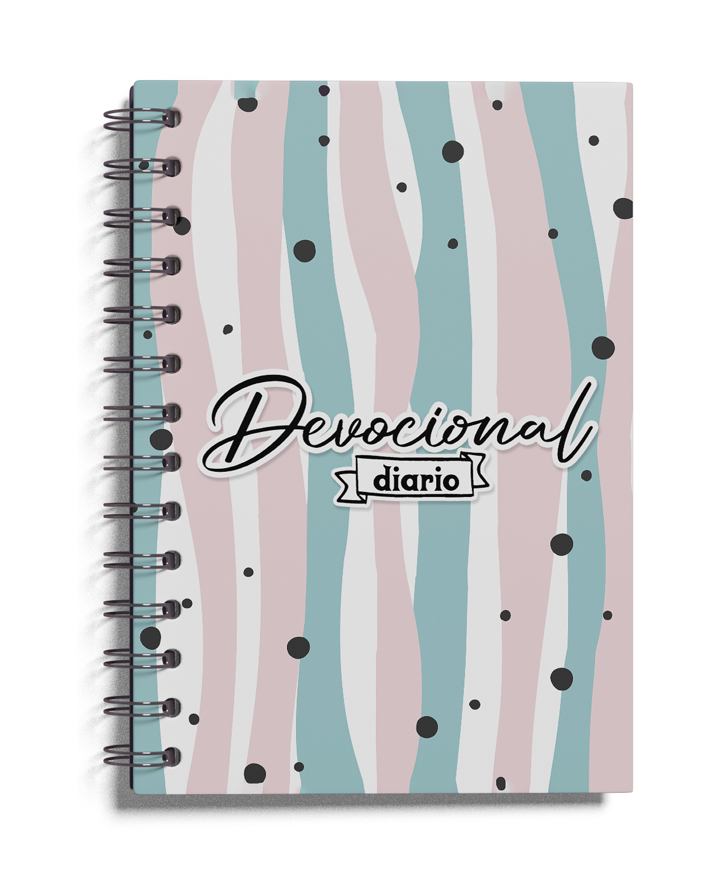 Cuaderno Devocional Puntos Pastel 1