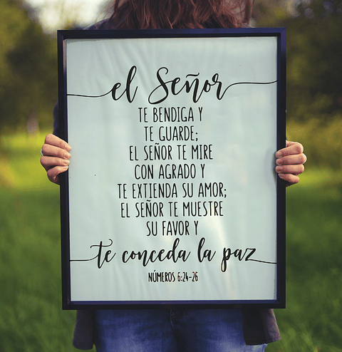 Cuadro - El Señor te bendiga