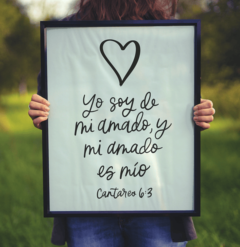 Cuadro - Yo soy de mi amado