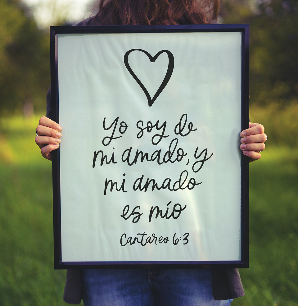 Cuadro - Yo soy de mi amado 1