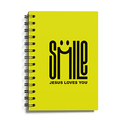 Cuaderno Smile Jesus Loves you