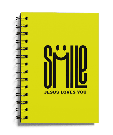 Cuaderno Smile Jesus Loves you