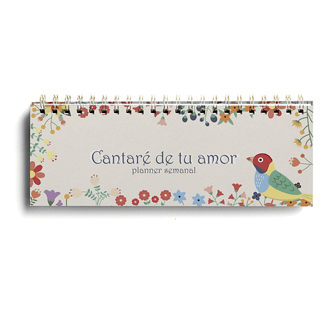 Planner Cantaré de tu Amor 
