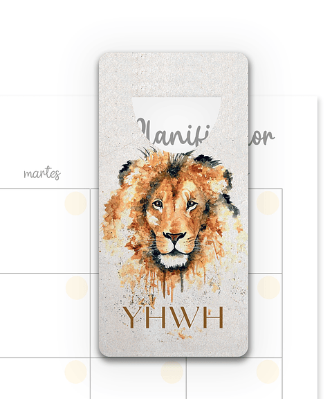 Marcapáginas León YHWH