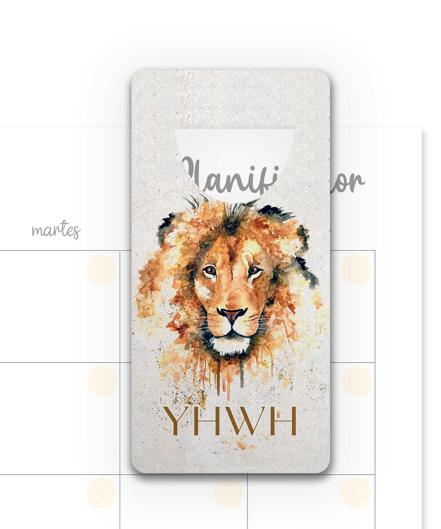 Marcapáginas León YHWH 1