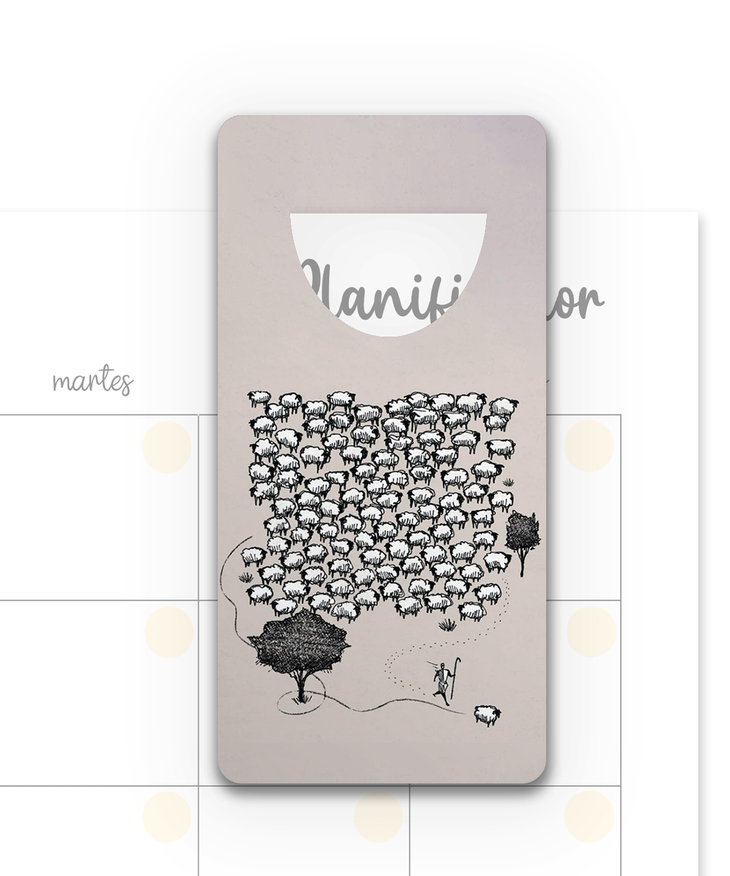 Marcapáginas 100 ovejas 1