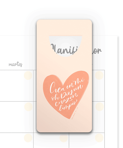 Marcapáginas Crea en mí