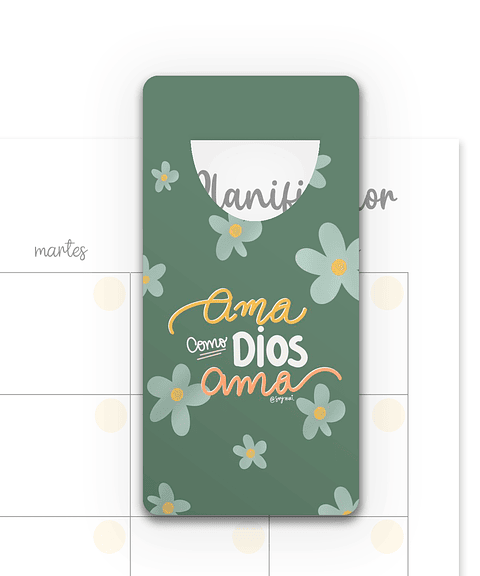 Marcapáginas ama como Dios ama