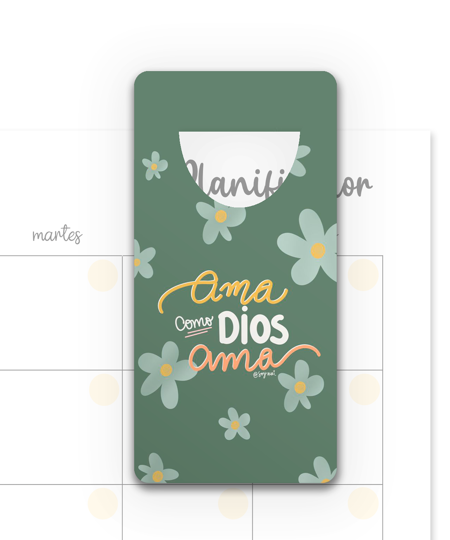 Marcapáginas ama como Dios ama 1