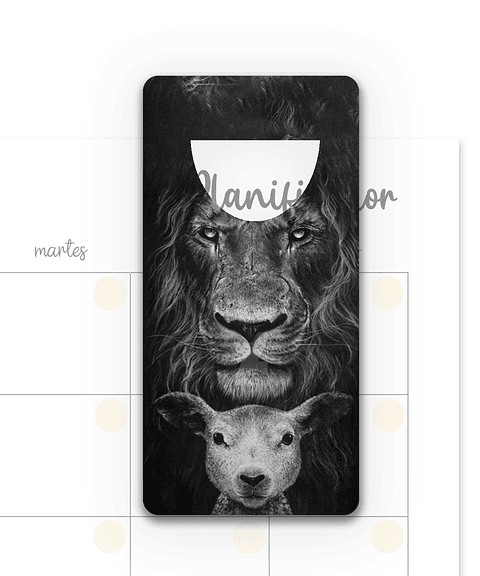 Marcapáginas Cordero León