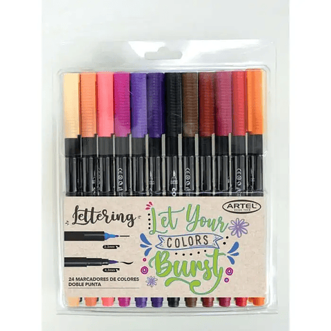 Marcadores Doble Punta Artel