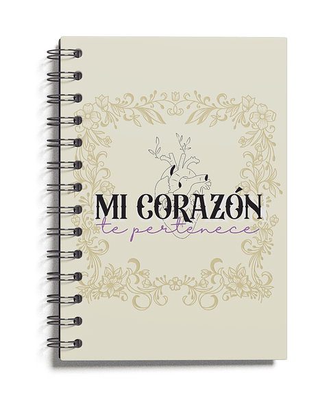 Agenda mi corazón te pertenece 